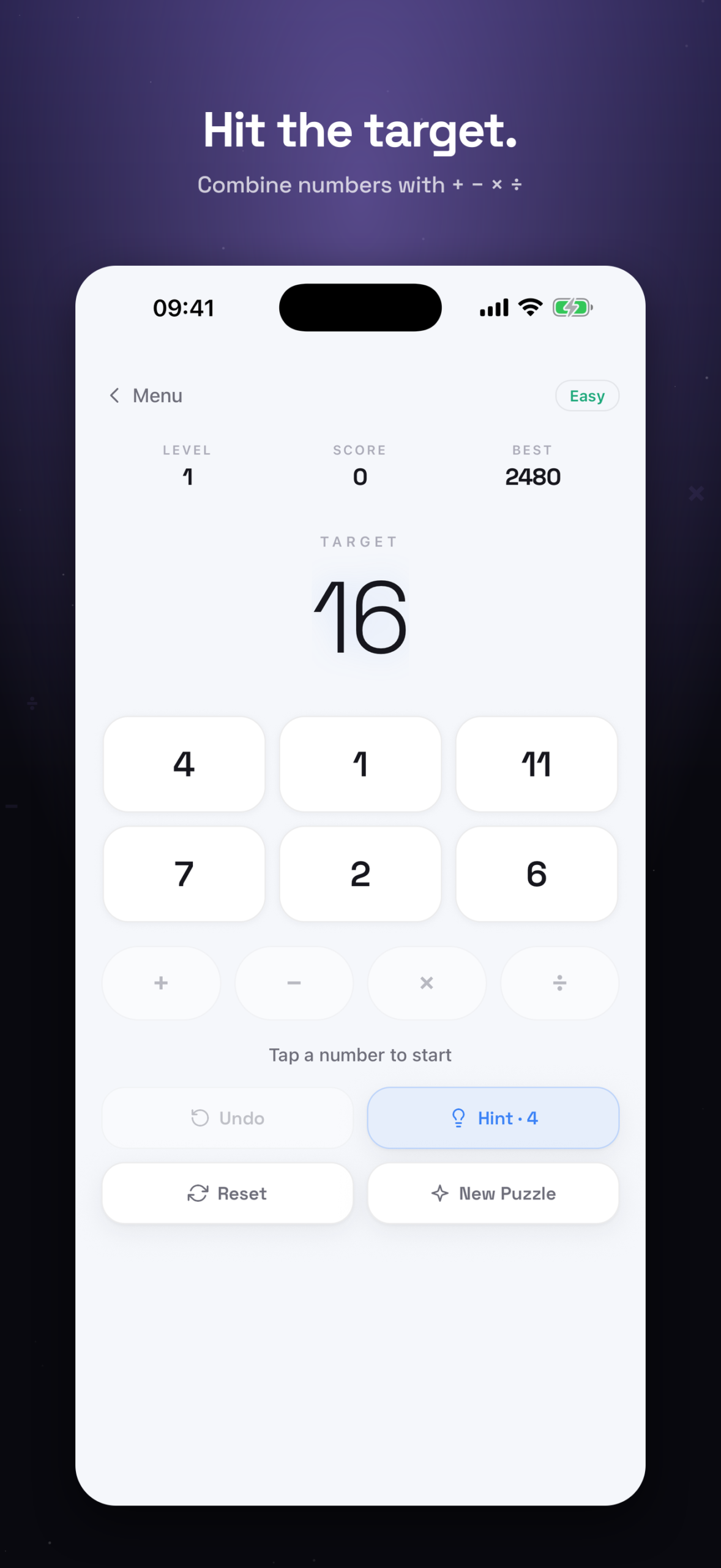 MathShot gameplay
